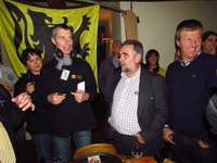 De lokale radio,Guido Hellings(gemeenteraadslid),Marc Vereecken(nu voorzitter)